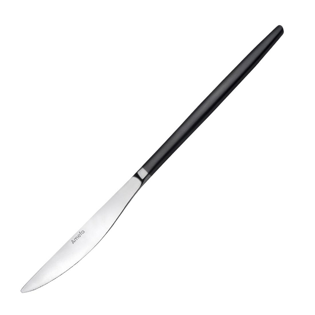Amefa Table Knife Black (Pack of 12) - DX681 Table Knives Amefa