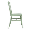 Bolero Windsor Aluminium Green Chairs (Pack of 4) - DX687 Metal Dining Chairs Bolero   