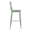 Bolero Windsor Aluminium Green High Stools (Pack of 2) - DX689 All Stools Bolero   