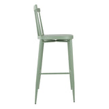 Bolero Windsor Aluminium Green High Stools (Pack of 2) - DX689 All Stools Bolero   