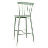 Bolero Windsor Aluminium Green High Stools (Pack of 2) - DX689 All Stools Bolero   