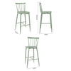 Bolero Windsor Aluminium Green High Stools (Pack of 2) - DX689 All Stools Bolero   
