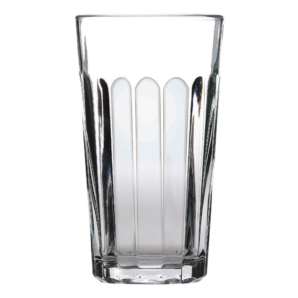 Onis Panelled Hi-Ball Glasses 350ml (Lined 350ml) (Pack of 12) - DX703 Arcoroc Hi Balls and Tumblers Onis   