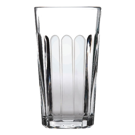 Onis Panelled Hi-Ball Glasses 350ml (Lined 350ml) (Pack of 12) - DX703 Arcoroc Hi Balls and Tumblers Onis   