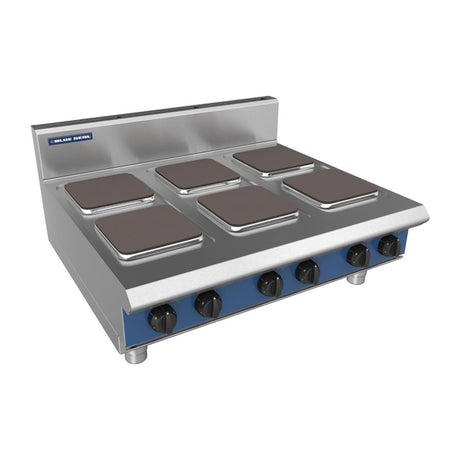 Blue Seal 6 Plate Countertop Hob 15.6kW E516S-B - DX743  Blue Seal   