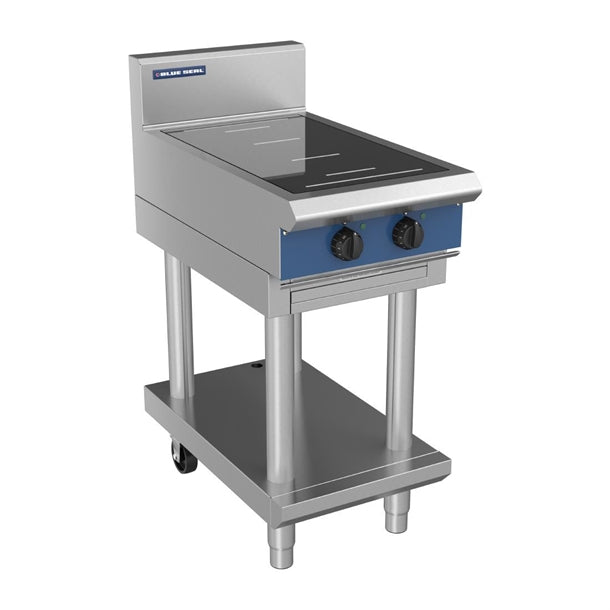 Blue Seal 2 Zone Free Standing Full Area Induction Hob 10kW IN512F-B - DX754  Blue Seal   