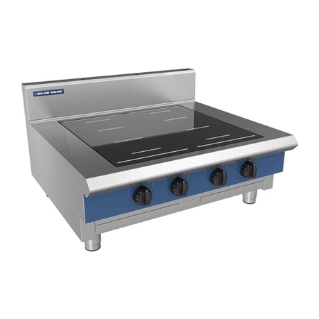 Blue Seal 4 Zone Countertop Full Area Induction Hob 20kW IN514F-B - DX759  Blue Seal   