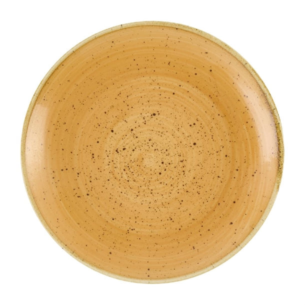 Churchill Stonecast Tangerine Coupe Plate 165mm (Pack of 12) - DX775 Plates Churchill Super Vitrified