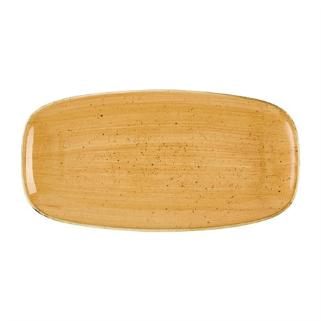 Churchill Stonecast Tangerine Chefs' Oblong Plate No. 3 (298 x 153mm) (Pack of 12) - DX782 Plates Churchill Super Vitrified