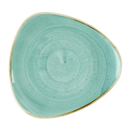 Churchill Stonecast Mint Triangle Plate 229mm (Pack of 12) - DX789 Plates Churchill Super Vitrified