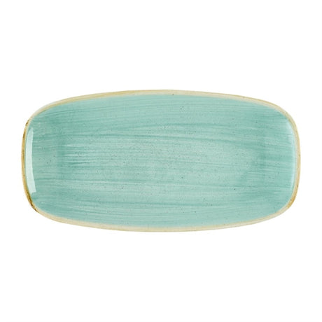 Churchill Stonecast Mint Chefs' Oblong Plate No. 3 (298 x 153mm) (Pack of 12) - DX793 Plates Churchill Super Vitrified