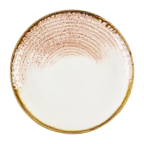 Churchill Studio Prints Homespun Accents Coral Coupe Plate 217mm (Pack of 12) - DX796 Plates Churchill Super Vitrified
