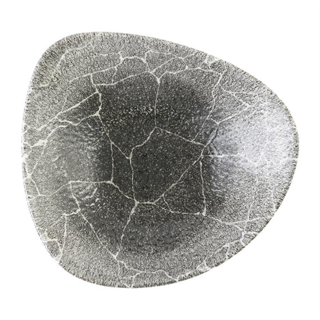 Churchill Studio Prints Kintsugi Quartz Black Triangle Bowl 235mm (Pack of 12) - DX812 Bowls Churchill Super Vitrified