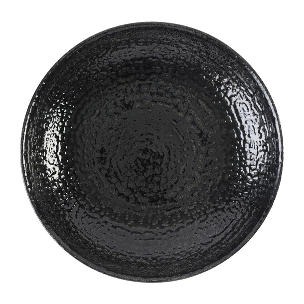 Churchill Studio Prints Homespun Chroma Carbon Coupe Plate 217mm (Pack of 12) - DX818 Plates Churchill Super Vitrified