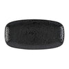 Churchill Studio Prints Homespun Chroma Carbon Chefs' Oblong Plate No. 3 (298 x 153mm) (Pack of 12) - DX827 Plates Churchill Super Vitrified