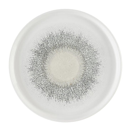 Churchill Studio Prints Fusion Agate Grey Chefs' Walled Plate 260mm (Pack of 6) - DX830 Plates Churchill Super Vitrified