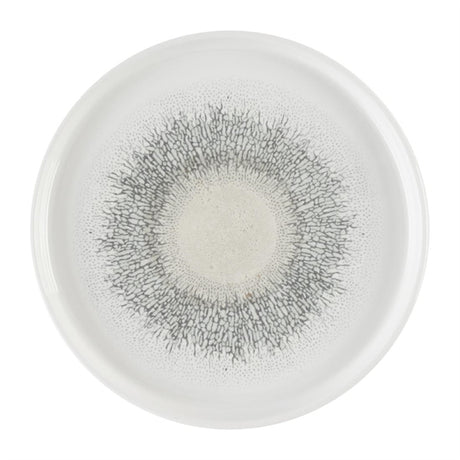 Churchill Studio Prints Fusion Agate Grey Chefs' Walled Plate 210mm (Pack of 6) - DX831 Plates Churchill Super Vitrified