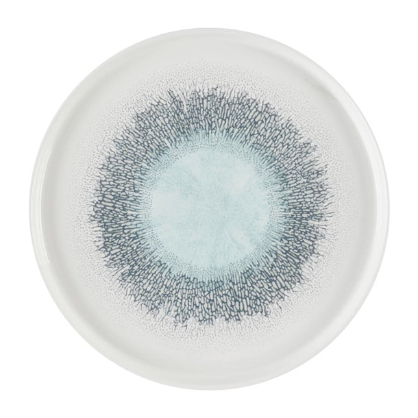 Churchill Studio Prints Fusion Aquamarine Chefs' Walled Plate 260mm (Pack of 6) - DX832 Plates Churchill Super Vitrified