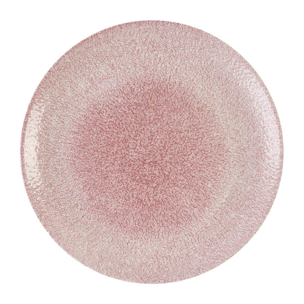 Churchill Studio Prints Raku Rose Quartz Pink Coupe Plate 288mm (Pack of 12) - DX836 Plates Churchill Super Vitrified