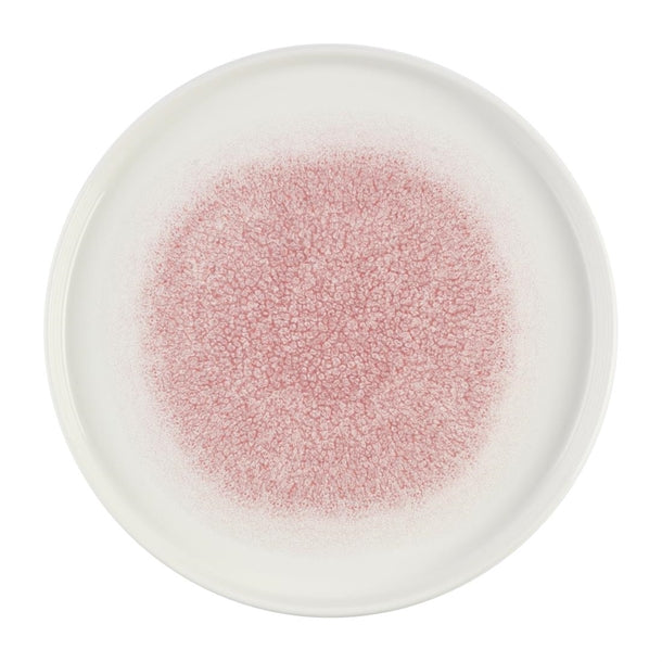 Churchill Studio Prints Raku Rose Quartz Pink Chefs' Walled Plate 260mm (Pack of 6) - DX844 Plates Churchill Super Vitrified