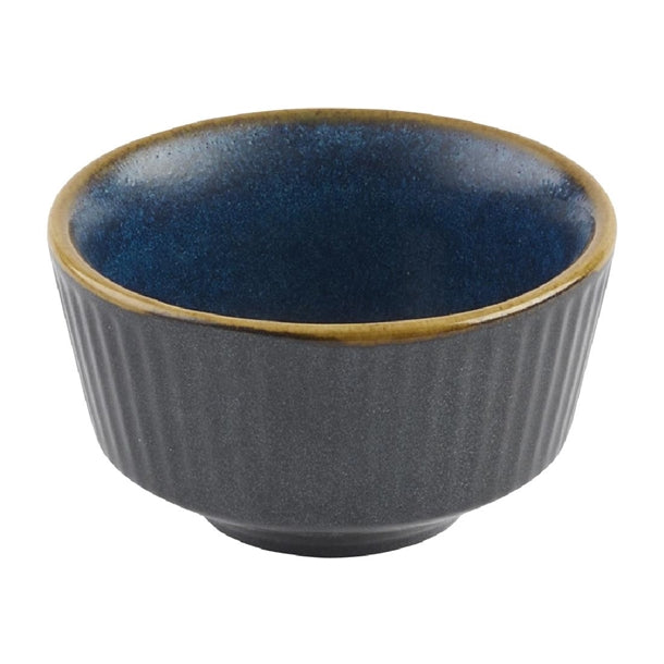 Churchill Nourish Tokyo Blue Kochi Dip Pot 40 x 69mm (Pack of 12) - DX850 Churchill Super Vitrified Churchill Super Vitrified   