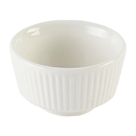 Churchill Nourish White Kochi Dip Pot 48 x 80mm(Pack of 12) - DX859 Churchill Super Vitrified Churchill Super Vitrified   