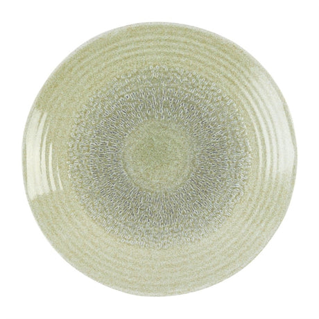 Dudson Harvest Grain Speckled Green Organic Coupe Plate 275mm (Pack of 12) - DX862 Plates Churchill