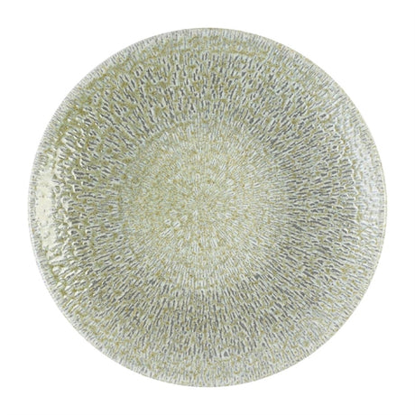 Dudson Harvest Grain Speckled Green Organic Coupe Plate 164mm (Pack of 12) - DX864 Plates Churchill