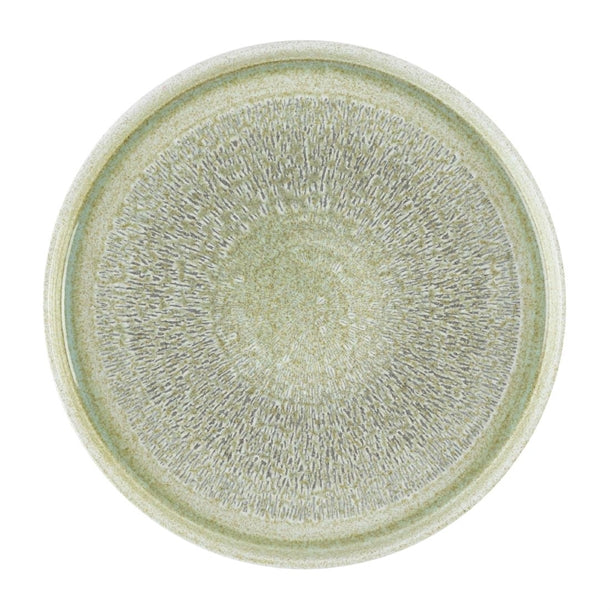 Dudson Harvest Grain Speckled Green Round Walled Plate 210mm(Pack of 6) - DX866 Plates Churchill