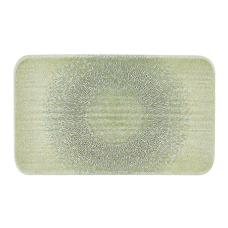 Dudson Harvest Grain Speckled Green Rectangular Plate 270 x 160mm (Pack of 12) - DX872 Plates Churchill