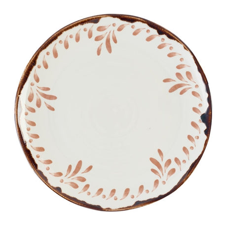 Dudson Harvest Mediterranean Terracotta Organic Coupe Plate 275mm (Pack of 12) - DX874 Plates Churchill