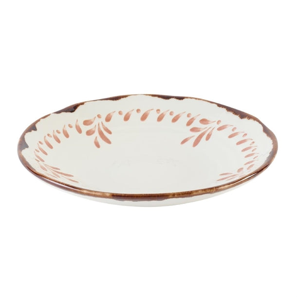 Dudson Harvest Mediterranean Terracotta Organic Coupe Bowl 250mm (Pack of 12) - DX879 Bowls Churchill