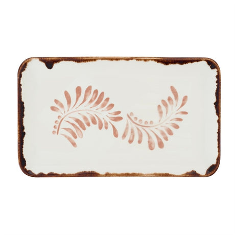 Dudson Harvest Mediterranean Terracotta Rectangular Plate 270 x 160mm (Pack of 12) - DX882 Plates Churchill