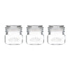 Kilner Square Push Top Jars 250ml (Pack 3) - DX953  Kilner   