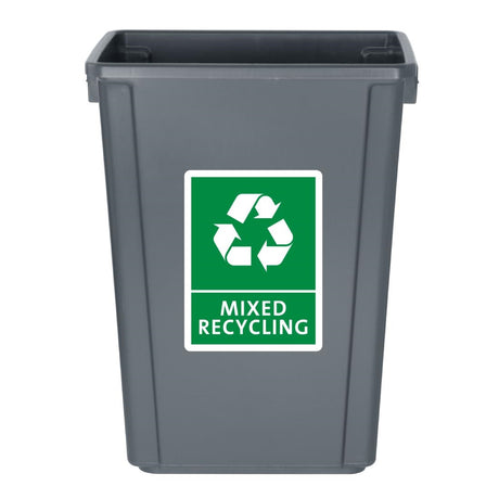 Jantex Slim Bin 60Ltr Grey - DX965  Jantex   