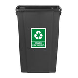 Jantex Slim Bin 80Ltr Black - DX966  Jantex   