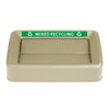 Jantex 60/80ltr Slim Bin Lid Beige  - DX967  Jantex   