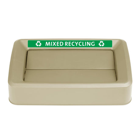 Jantex 60/80ltr Slim Bin Lid Beige  - DX967  Jantex   