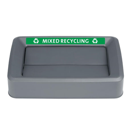 Jantex 60/80ltrs Slim Bin Lid Grey - DX968  Jantex   
