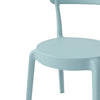 Bolero Mila Café Chairs Icy Blue (Pack of 2) - DX973 Plastic Chairs Bolero   