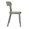 Bolero Mila Café Chairs Moss Grey (Pack of 2) - DX974 Plastic Chairs Bolero   