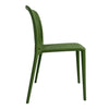 Bolero Verona Café Chairs Forest Green (Pack of 2) - DX978 Plastic Chairs Bolero   
