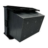 Vogue Plastic Transport Storage Crate with Attached Lid 600x400x320mm - DX995  Vogue   