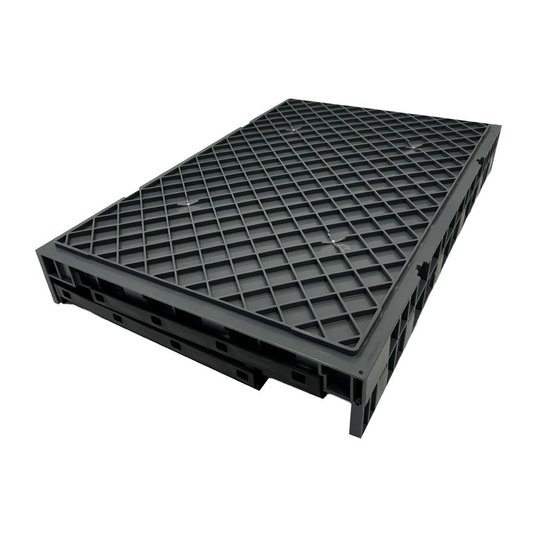 Vogue Plastic Folding Transport Storage Crate 594x396x353mm - DX997  Vogue   