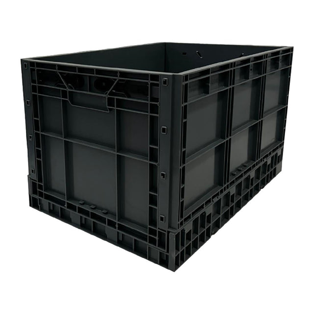Vogue Plastic Folding Transport Storage Crate 594x396x353mm - DX997  Vogue   