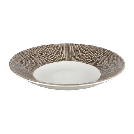 Churchill Bamboo Deep Round Coupe Plates Dusk 225mm (Pack of 12) - DY090 Plates Churchill