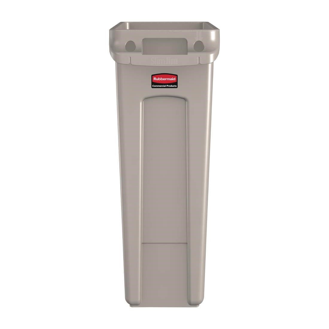 Rubbermaid Slim Jim Container With Venting Channels Beige 87Ltr - DY111  Slim Jim   
