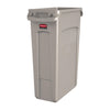 Rubbermaid Slim Jim Container With Venting Channels Beige 87Ltr - DY111  Slim Jim   