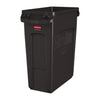 Rubbermaid Slim Jim Container With Venting Channels Brown 60Ltr - DY113  Slim Jim   
