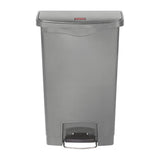 Rubbermaid Slim Jim Step On Front Step Pedal Bin Grey 50Ltr - DY115  Slim Jim   